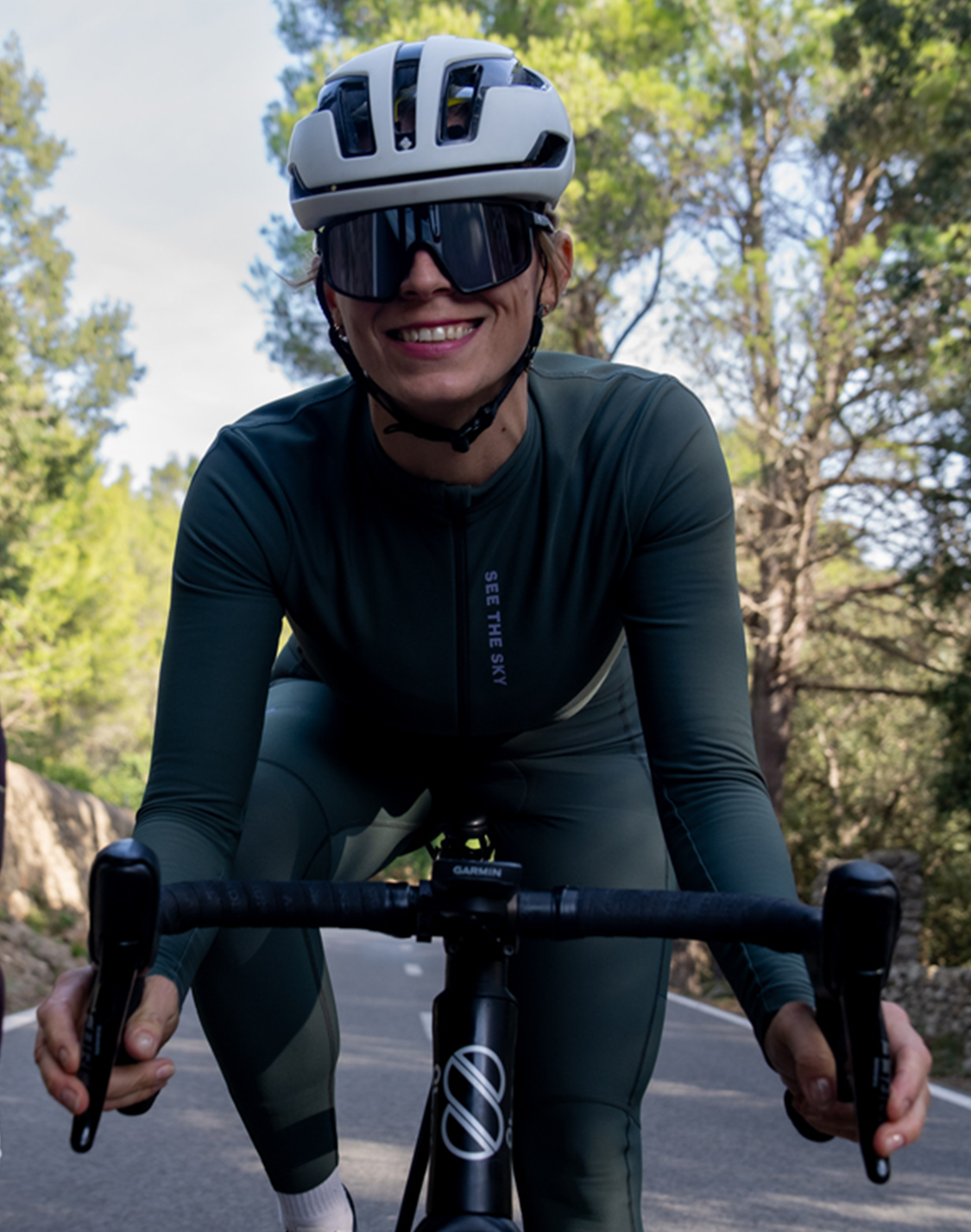 Women's See The Sky Thermal Jersey — Ash Forest