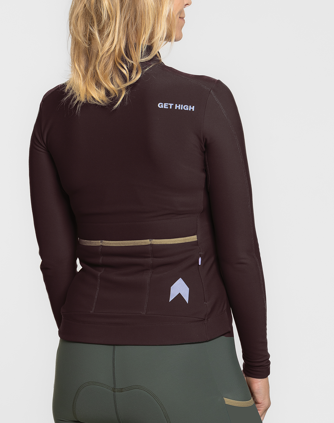 Women's See The Sky Thermal Jersey — Winter Berry