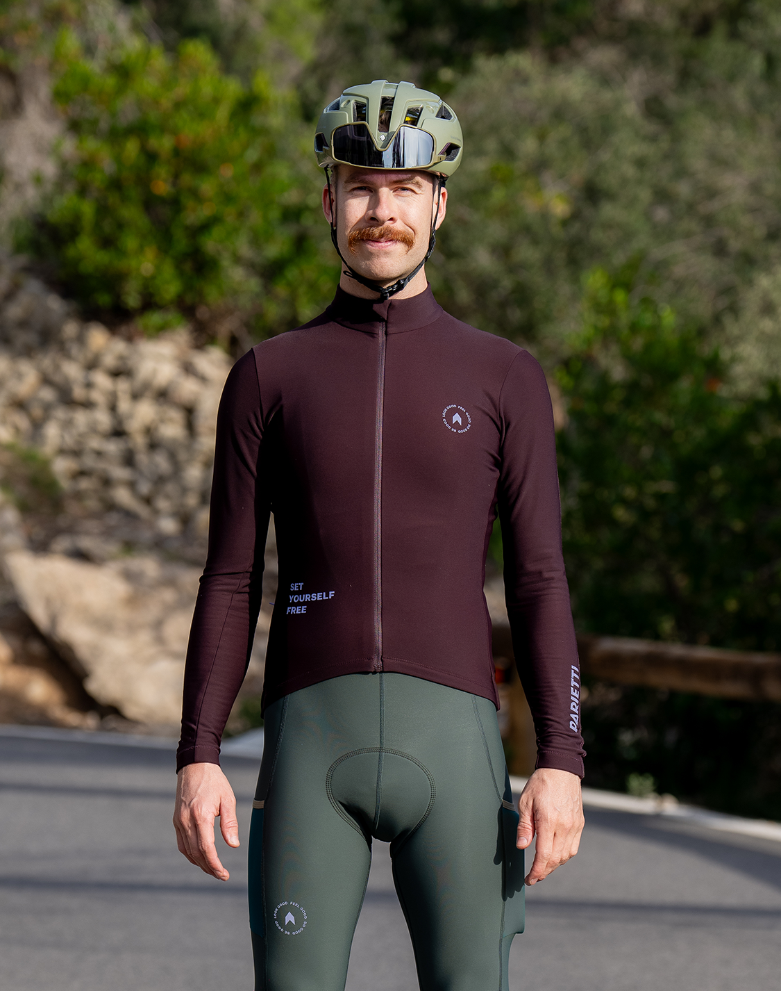 Men's Set Yourself Free Thermal Jersey — Winter Berry